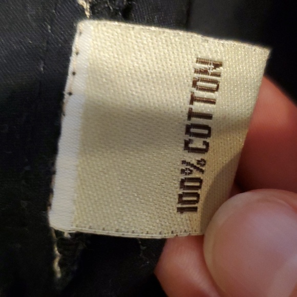 American Flirt Halter Dress Size M Black  with Embroidered White Floral Trim - Picture 10 of 11